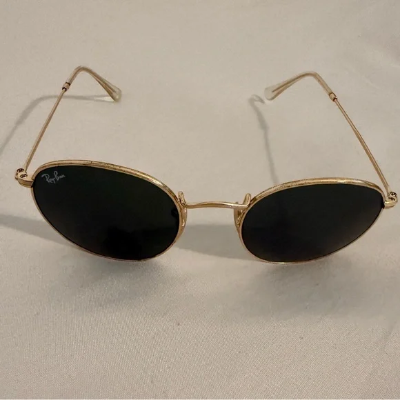 Ray ban round metal gold green ray-ban - Picture 2 of 8